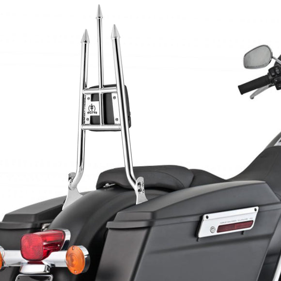 1997 - 2008 Harley Road King CVO Electra Glide Chrome Detachable 31" Passenger Backrest Sissy Bar - Mofun - 90302115