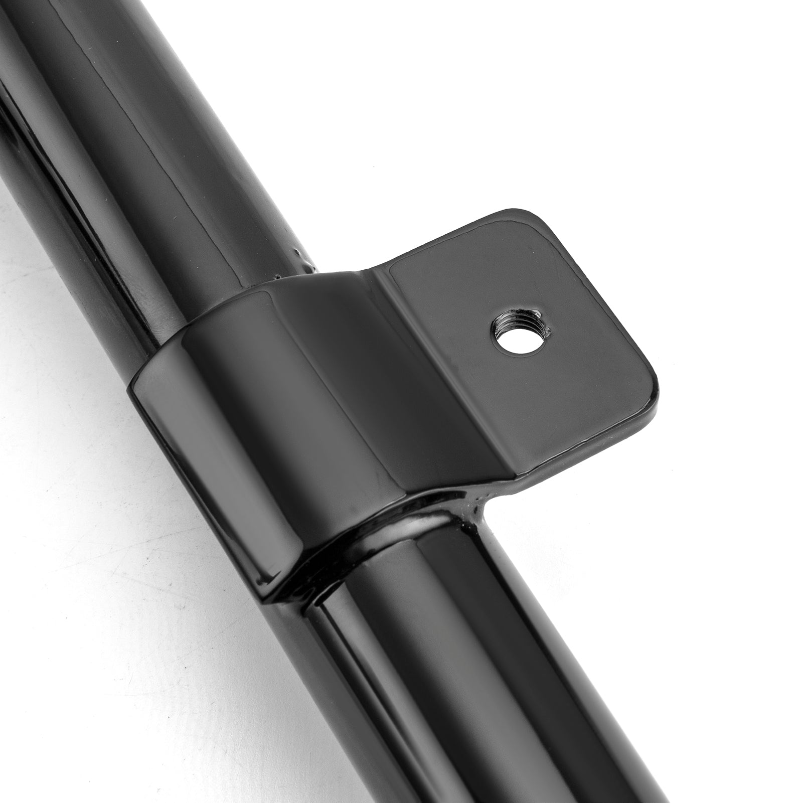 1997 - 2008 Harley Road King/Electra Glide Gloss Black Sharp Angle Front Engine Guard Crash Bar - Mofun - 90201035