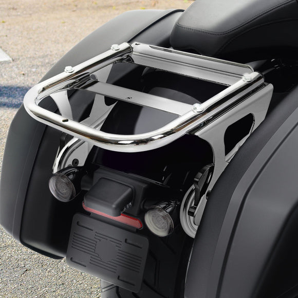 1997 - 2008 Harley Touring Detachable 2 - up Tour Pak Pack Mounting Rack + Docking Hardware - Mofun - HD023+HD020