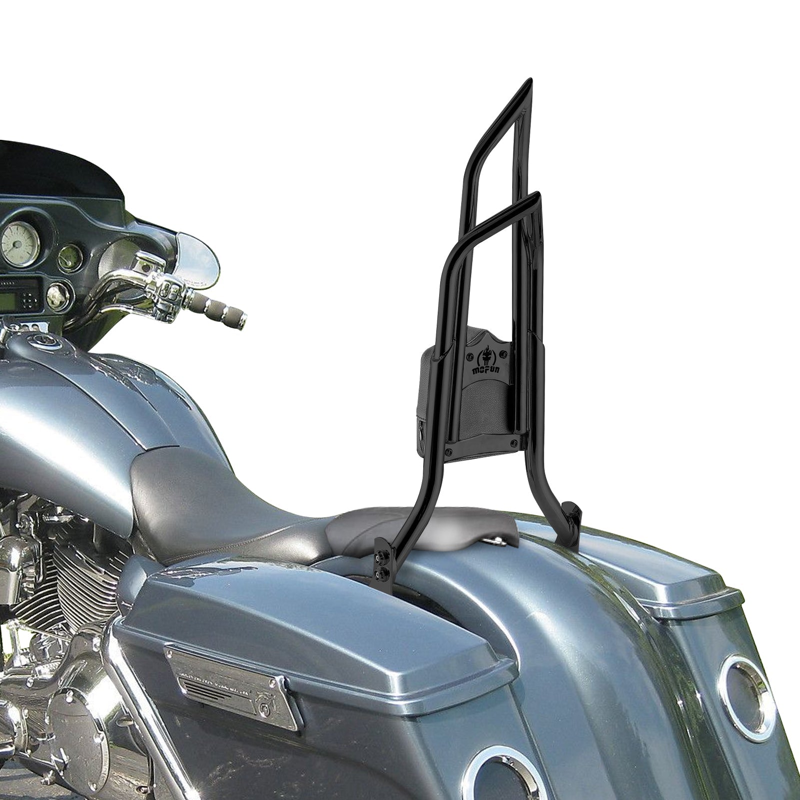 1997 - 2008 Harley Touring Gloss Black Quick Detachable 27