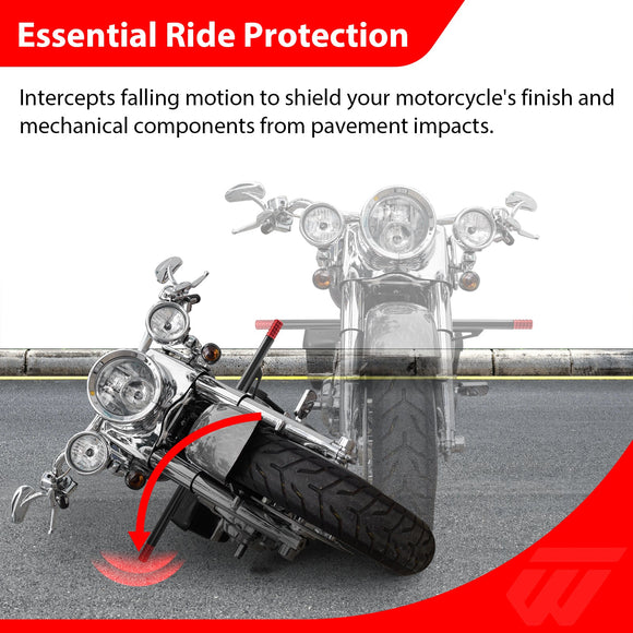 1997 - 2008 Harley Touring Models Bolt - On High Front Engine Guard Crash Bar Highway Bar - Mofun - 90201098