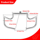 1997 - 2008 Harley Touring Models Bolt - On Sharp Angle Front Engine Guard Crash Bar - Mofun - 90201050