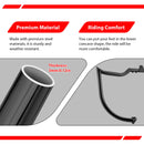 1997 - 2008 Harley Touring Models Gloss Black Flat - Sharp Angle Front Highway Engine Guard Crash Bar - Mofun - 90201058