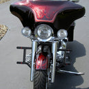 1997 - 2008 Harley Touring Models Steel Gloss Black Front Highway Engine Guard Crash Bar - Mofun - 90201122