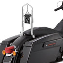 1997 - 2008 Harley Touring Road King Electra Glide Chrome Solid Steel Throne Passenger Sissy Bar Backrest - Mofun - 90302111