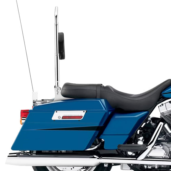 1997 - 2008 Harley Touring Road King Electra Glide Chrome Solid Steel Throne Passenger Sissy Bar Backrest - Mofun - 90302111