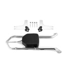 1997 - 2008 Harley Touring Road King Electra Glide Chrome Solid Steel Throne Passenger Sissy Bar Backrest - Mofun - 90302111
