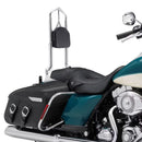 1997 - 2008 Harley Touring Road King Electra Glide Chrome Solid Steel Throne Passenger Sissy Bar Backrest - Mofun - 90302111