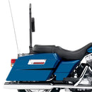 1997 - 2008 Harley Touring Road King Electra Glide Gloss Black Throne Passenger Sissy Bar Backrest - Mofun - 90302112