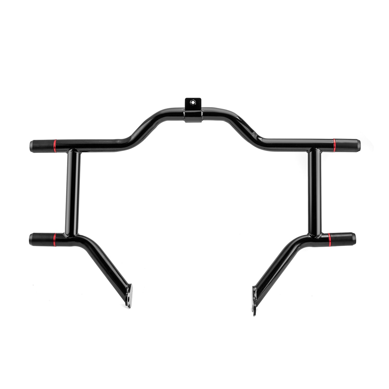 1997 - 2008 Harley Touring Steel Gloss Black Front Highway Engine Guard Crash Bar - Mofun - 90201122