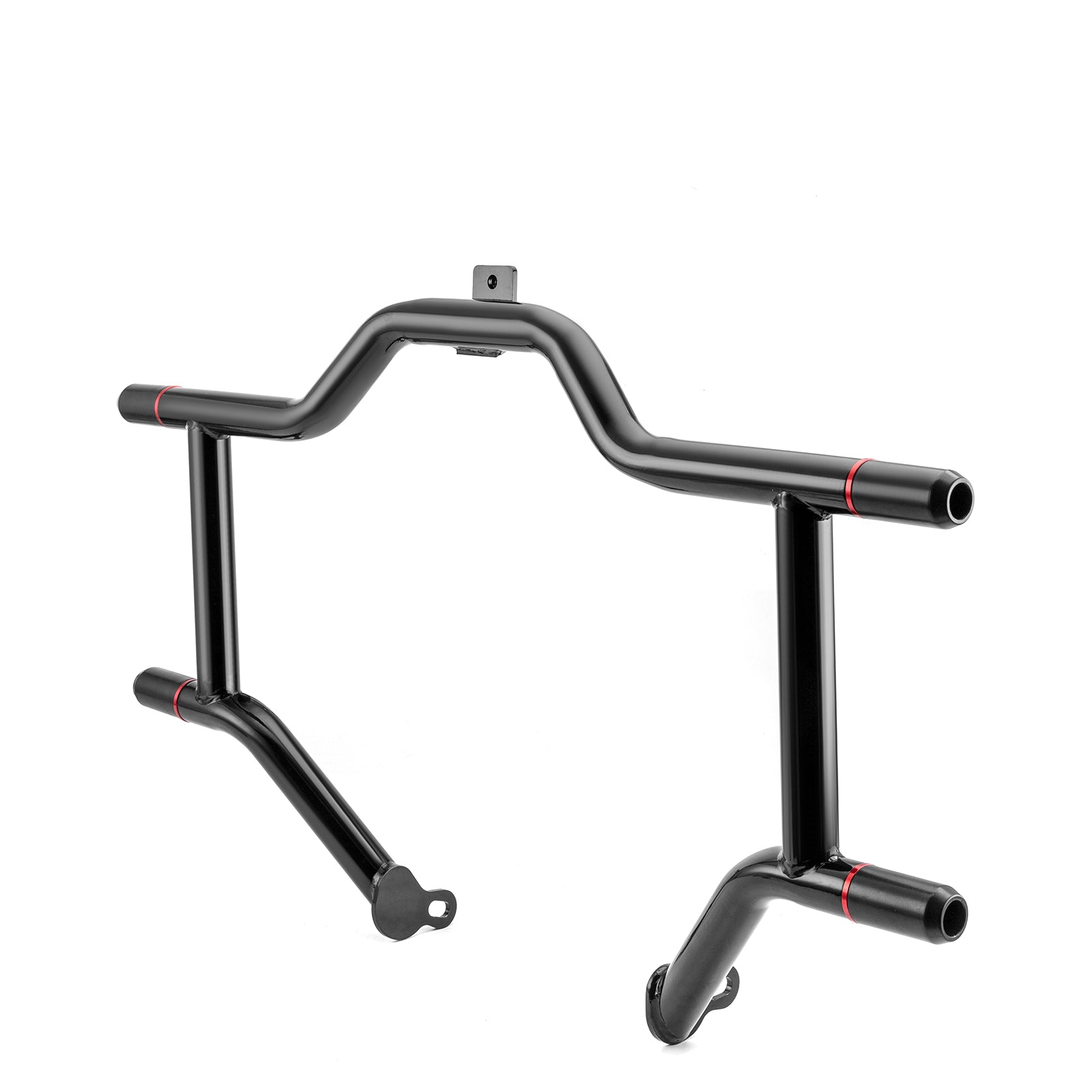 1997 - 2008 Harley Touring Steel Gloss Black Front Highway Engine Guard Crash Bar - Mofun - 90201122