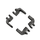 1997 - 2016 Harley Electra Glide Road King Road Glide Steel 1" Driver Floorboard Relocation Brackets - Mofun - 90420018