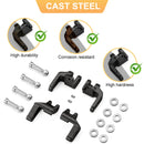 1997 - 2016 Harley Electra Glide Road King Road Glide Steel 1" Driver Floorboard Relocation Brackets - Mofun - 90420018