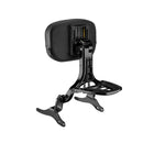 1998 - 2008 Harley Touring Road King Street Glide Gloss Black Multi - Purpose Adjustable Backrest - Mofun - 90302158