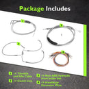1999 - 2006 Harley Touring Road King/Road Glide Non - ABS Extended Handlebar Throttle and Idle Cable&Clutch Cable&Front Brake Line (for 12" - 14" Handlebar) - Mofun - 90109258