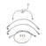 1999 - 2007 Harley Touring Non - ABS Modles Extended Length without ABS Hydraulic Front Brake Line Kit (for 12" - 14" Handlebar) - Mofun - 90110022