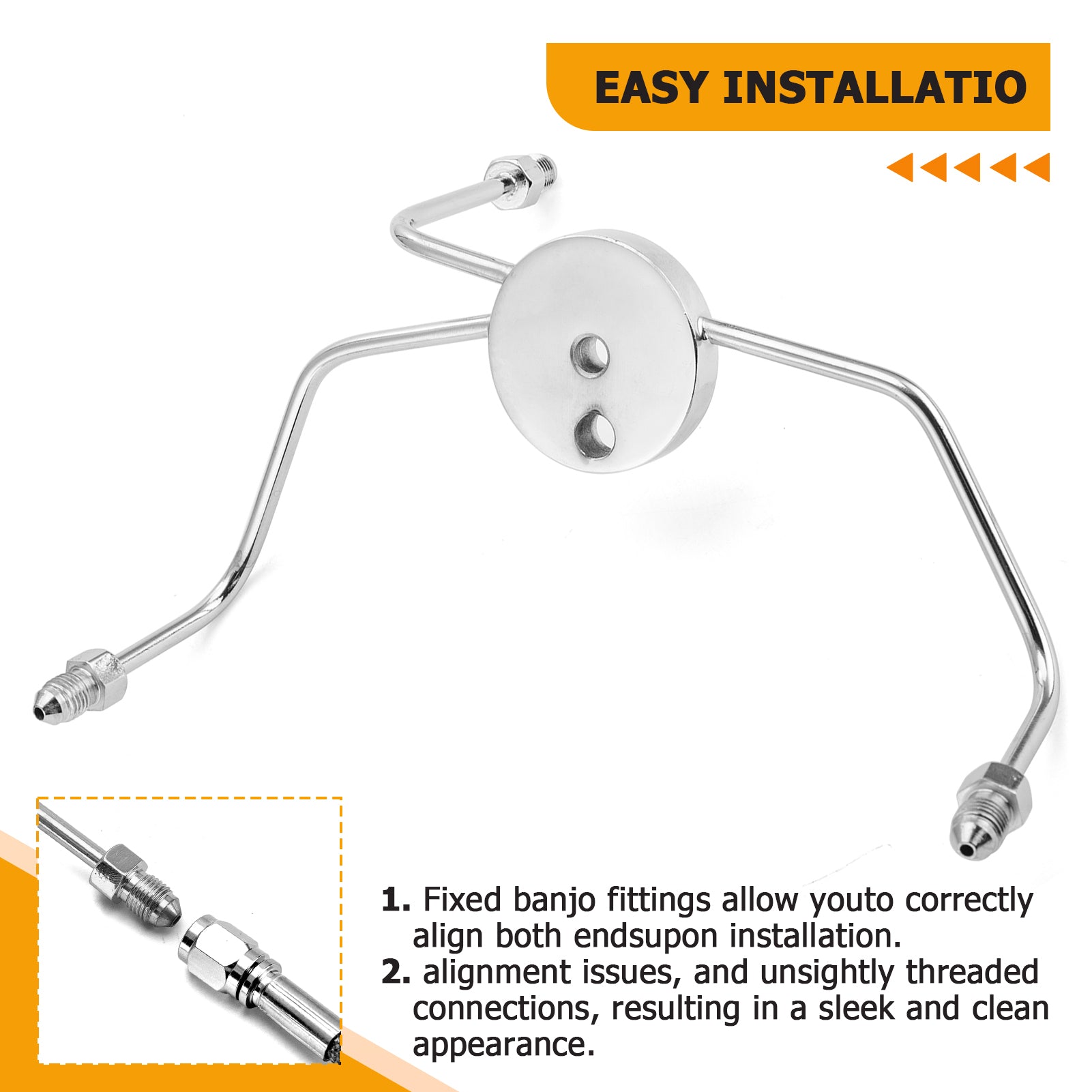 1999 - 2007 Harley Touring Non - ABS Modles Extended Length without ABS Hydraulic Front Brake Line Kit (for 12" - 14" Handlebar) - Mofun - 90110022