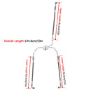 1999 - 2007 Harley Touring Non - ABS Modles Extended Length without ABS Hydraulic Front Brake Line Kit (for 16" - 18" Handlebar) - Mofun - 90110024