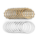 1999 - 2017 Harley Touring Softail Dyna Trike Twin Cam Models Clutch Steel Plate & Clutch Friction Plates Kit - Mofun - 90507009