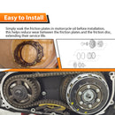 1999 - 2017 Harley Touring Softail Dyna Trike Twin Cam Models Clutch Steel Plate & Clutch Friction Plates Kit - Mofun - 90507009