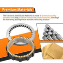 1999 - 2017 Harley Touring Softail Dyna Trike Twin Cam Models Clutch Steel Plate & Clutch Friction Plates Kit - Mofun - 90507009