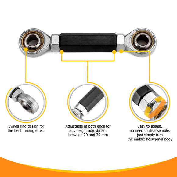 1999 - 2025 SUZUKI GSX1300R HAYABUSA 20mm - 30mm Adjustable Rear Lowering Link - Mofun - 90506020