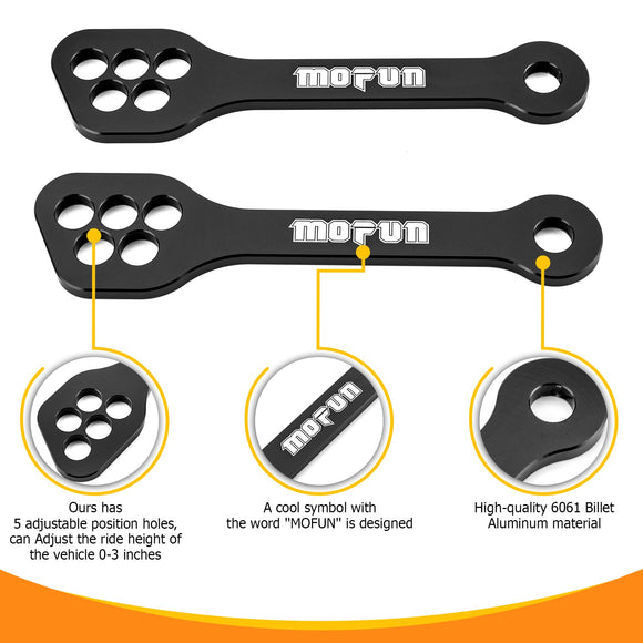 1999 - 2025 SUZUKI GSX1300R HAYABUSA Aluminum 0" - 3" Adjustable Rear Lowering Link - Mofun - 90506021