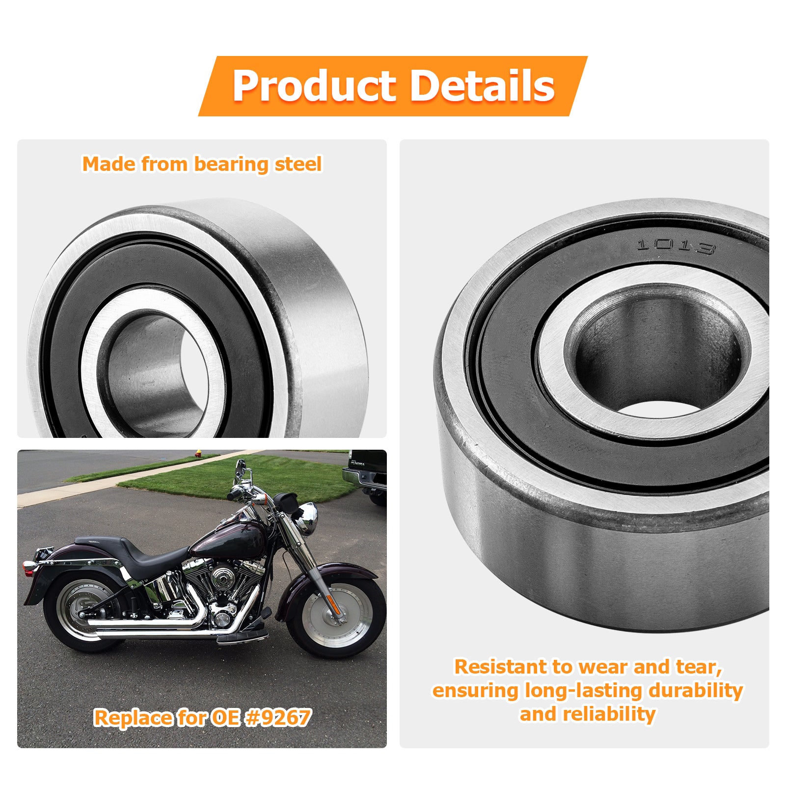 2000-2005 Harley Dyna Wide Glide FXDWG Wheel Bearing & Seal Kit (OE #9267)