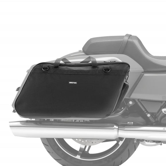 Pair Black Oxford Saddlebag Organizer Liners Bag for 1993 - 2024 Harley Touring Hard Saddlebag - Mofun - 90209021