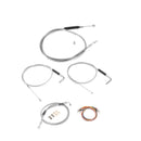 2000–2006 Harley Softail Heritage Classic/Deuce/Night Train Non - ABS Extended Handlebar Throttle and Idle Cable&Clutch Cable&Front Brake Line (for 16" - 18" Handlebar) - Mofun - 90109262