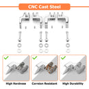 2000 - 2017 Harley Softail FL Models Driver Floorboard Out & Forward 1" Brackets - Mofun - 90420013