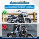 2000 - 2017 Harley Softail FL Models Motorcycle Brake Shifter Levers Diamond Armor Floorboards Kit - Mofun - 90409006