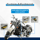 2000 - 2017 Harley Softail FL Models Motorcycle Brake Shifter Levers Diamond Armor Floorboards Kit - Mofun - 90409006