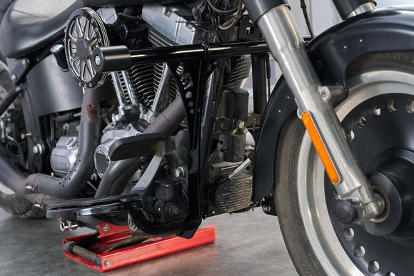 2000 - 2017 Harley Softail with Forward Controls or Floorboards Models Front Highway Engine Guard Crash Bar - Mofun - 90201131
