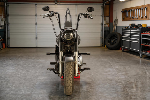 2000 - 2017 Harley Softail with Forward Controls or Floorboards Models Front Highway Engine Guard Crash Bar - Mofun - 90201131