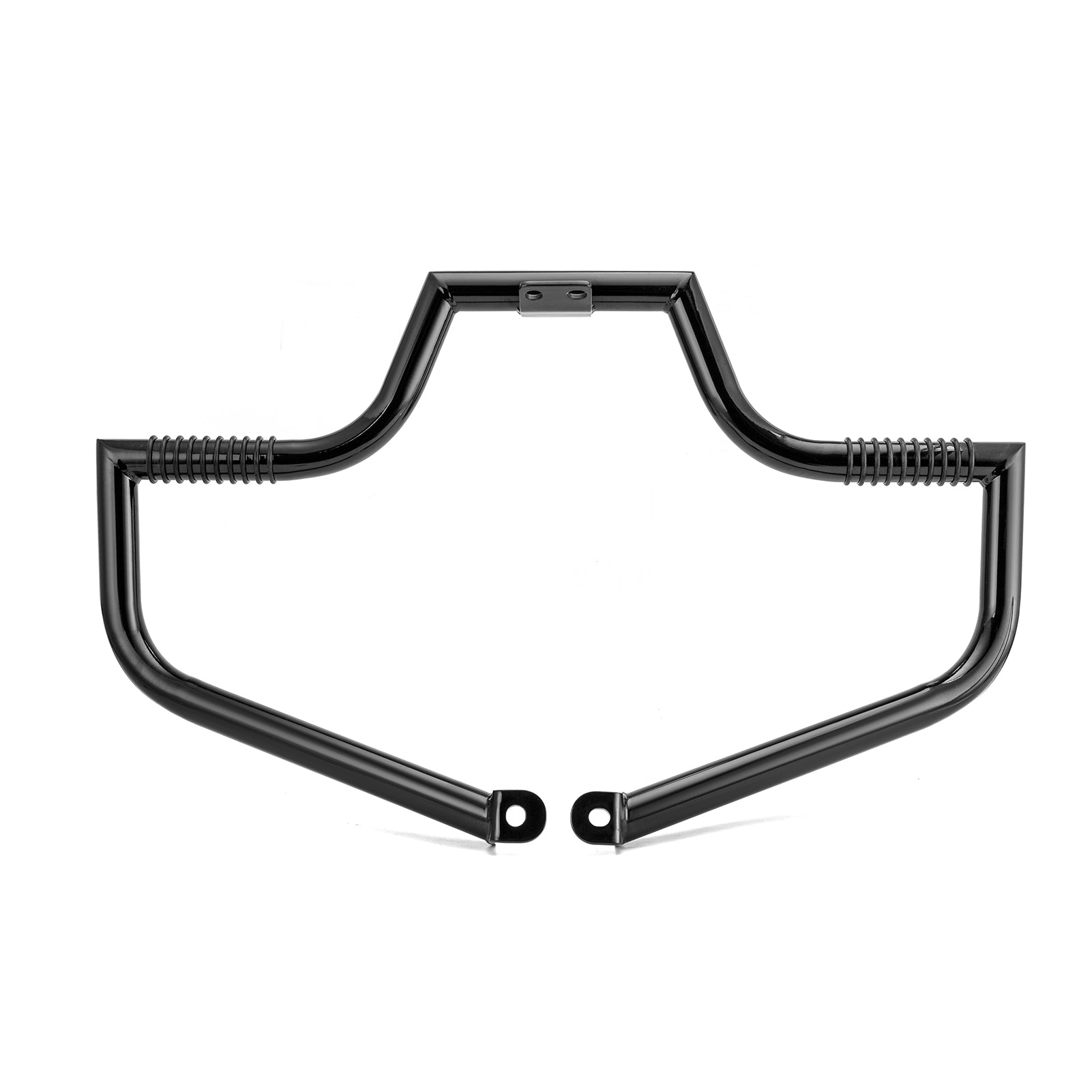 2004 - 2022 Harley Sportster XL 883 1200 Gloss Black Front Highway Bar, Mustache Engine Guard Crash Bar - Mofun - 90201093