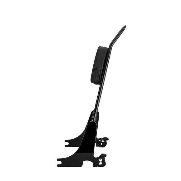 2004 - 2022 Harley Sportster XL 883 1200 Gloss Black Quick Release 26" Passenger Backrest Sissy Bar - Mofun - 90302135