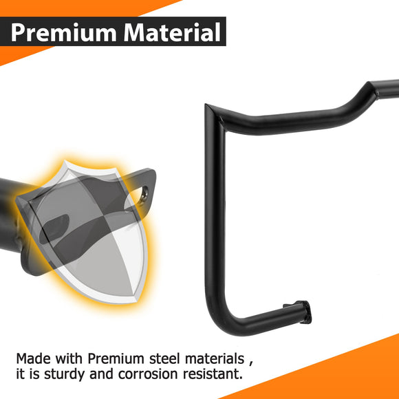 2004 - 2025 Honda VT750 Shadow AERO/Phantom/Spirit C2 Flat - Sharp Angle Front Engine Guard Crash Bar - Mofun - 90201107