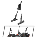 2006 - 2009 & 2014 - 2017 Dyna Low Rider FXDL Street Bob FXDB Gloss Black 26" Passenger Sissy Bar Backrest - Mofun - 90302137