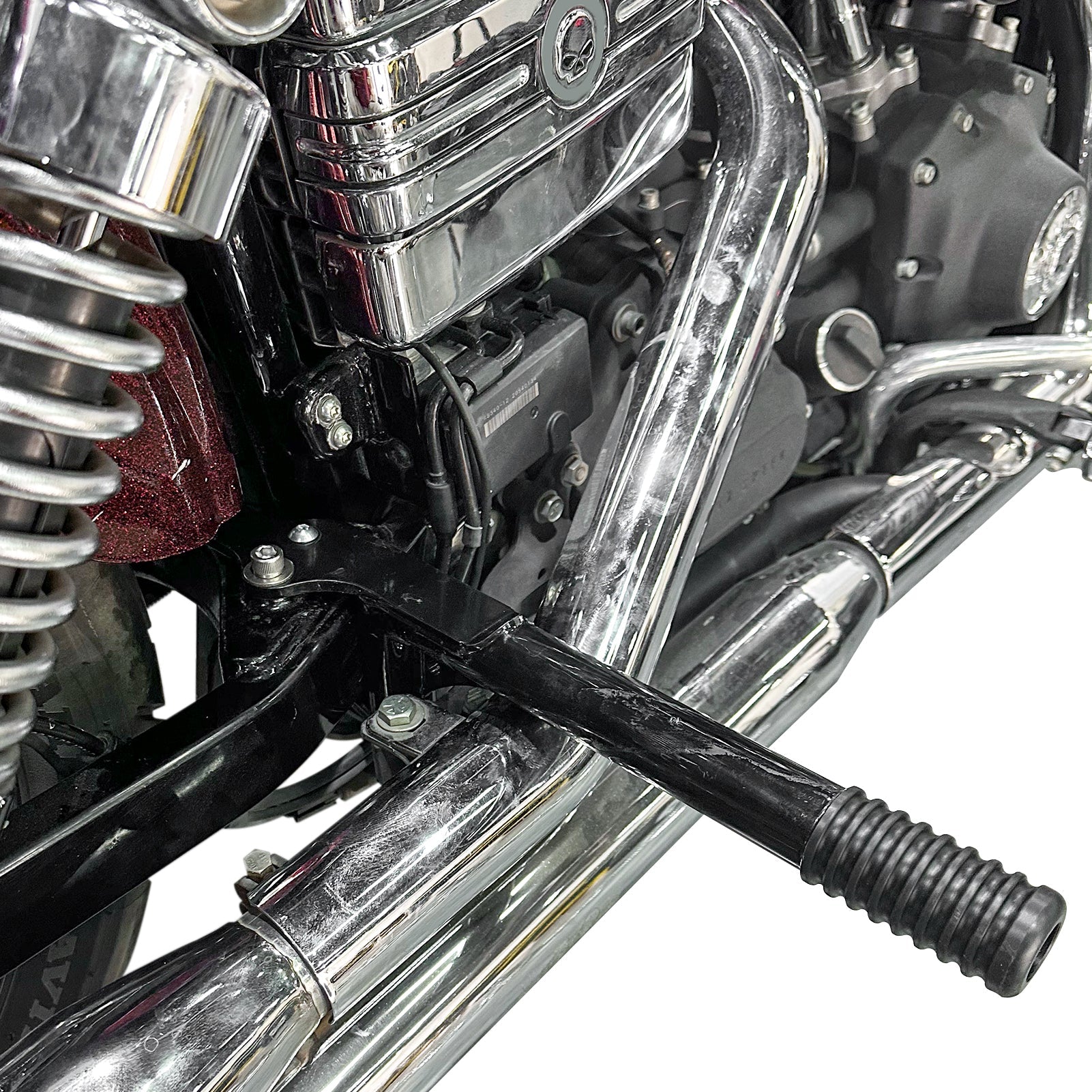For 2006-2017 Harley Davidson Dyna Models Gloss Black Rear