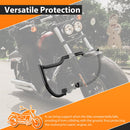 2006 - 2017 Harley Dyna Low Rider/Street Bob/Wide Glide Black Highway Bar Front Engine Guard Crash Bar, Flat - Sharp Angle - Mofun - 90201066