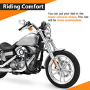 2006 - 2017 Harley Dyna Low Rider/Street Bob/Wide Glide Black Highway Bar Front Engine Guard Crash Bar, Flat - Sharp Angle - Mofun - 90201066
