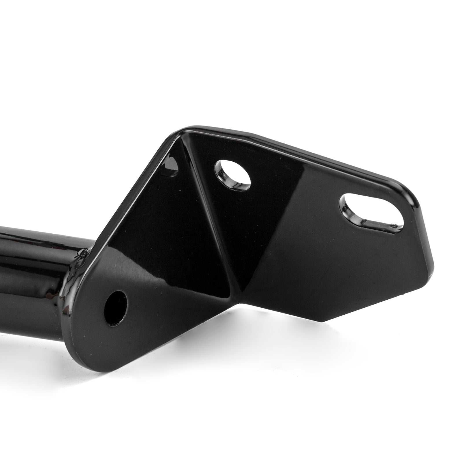 2006 - 2017 Harley Dyna Low Rider/Street Bob/Wide Glide Black Highway Bar Front Engine Guard Crash Bar, Sharp Angle - Mofun - 90201068