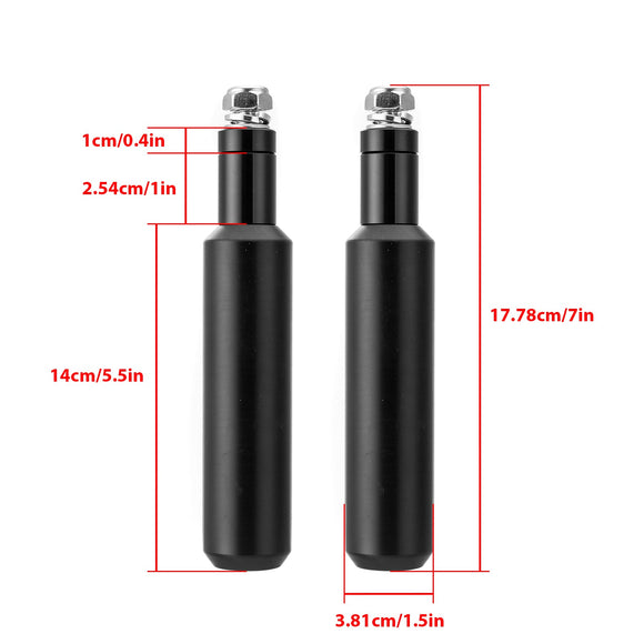 2006 - 2017 Harley Dyna Sportster 5.5" No - cut Style Upper Shock Mount Frame Sliders /Rear Crash Bar - Mofun - 90202034