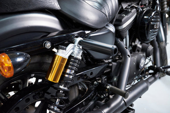 2006 - 2017 Harley Dyna Sportster 5.5" No - cut Style Upper Shock Mount Frame Sliders /Rear Crash Bar - Mofun - 90202034