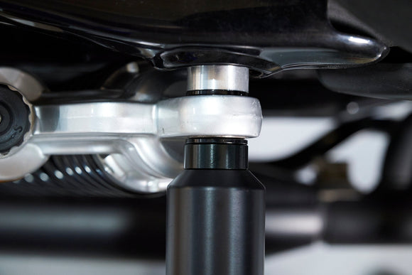 2006 - 2017 Harley Dyna Sportster 5.5" No - cut Style Upper Shock Mount Frame Sliders /Rear Crash Bar - Mofun - 90202034