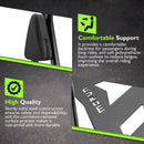 2006 - 2025 Kawasaki Vulcan 900 Gloss Black 27.6" Height Sharp Angle Passenger Backrest Sissy Bar with Luggage Rack - Mofun - 90302185