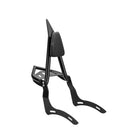 2006 - 2025 Kawasaki Vulcan 900 Gloss Black 27.6" Height Sharp Angle Passenger Backrest Sissy Bar with Luggage Rack - Mofun - 90302185