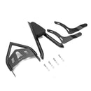 2006 - 2025 Kawasaki Vulcan 900 Gloss Black 27.6" Height Sharp Angle Passenger Backrest Sissy Bar with Luggage Rack - Mofun - 90302185