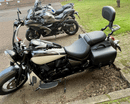 2006 - 2026 Kawasaki Vulcan 900 Matte Black Multi - Function Adjustable Foldable Backrest - Mofun - 90302166